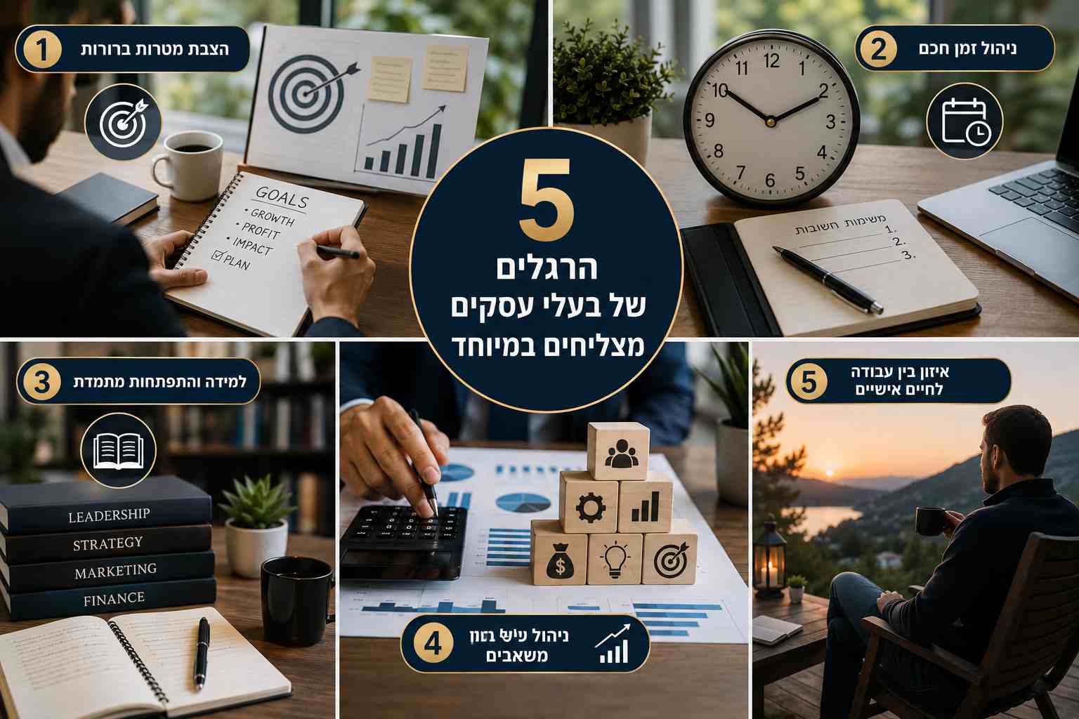 הרגלים של בעלי עסקים מצליחים